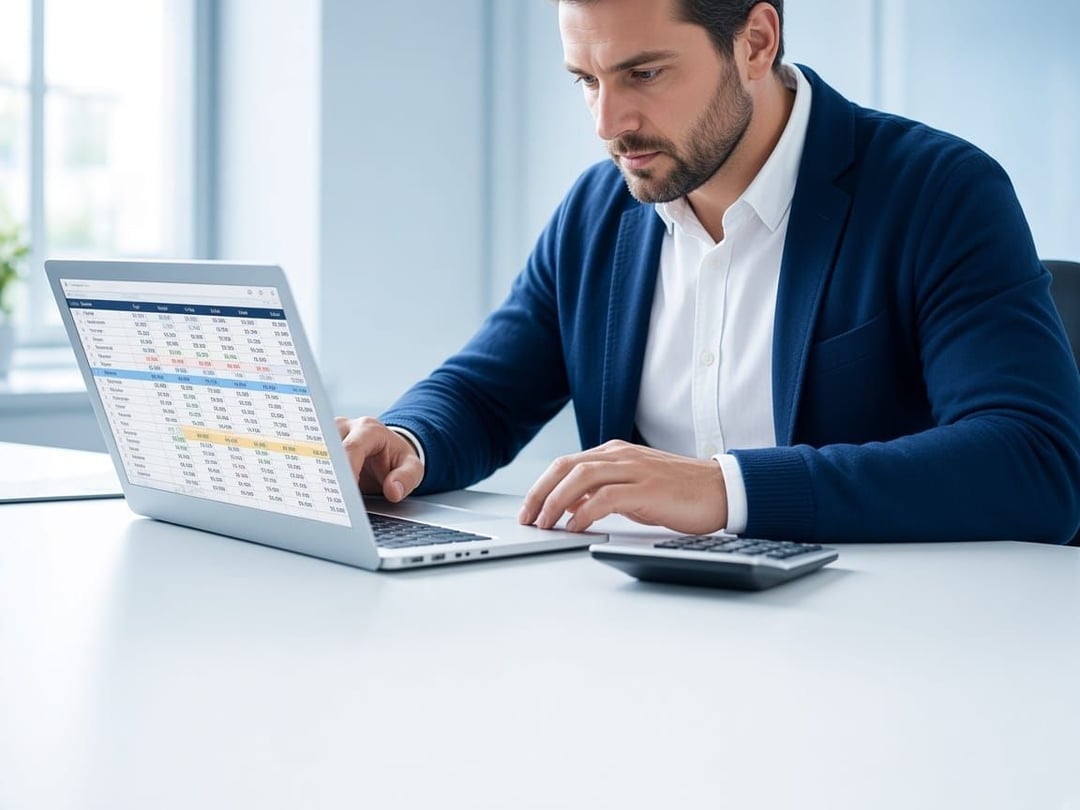 Reviewing financial records